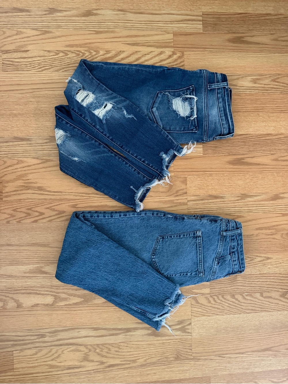 TWO FOR ONE high rise skinny jeans